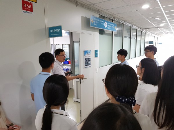 목포 혜인여자고등학교 및 덕인고등학교 학생들을 대상으로 현장실습을 진행하였습니다. - 1